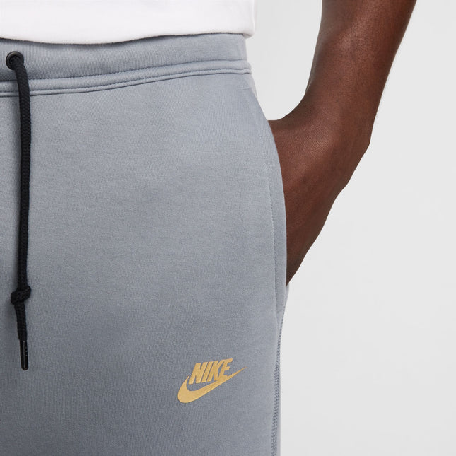 Nike Nike Sportswear Tech Fleece Joggers -Cool Grey/Metallic Gold