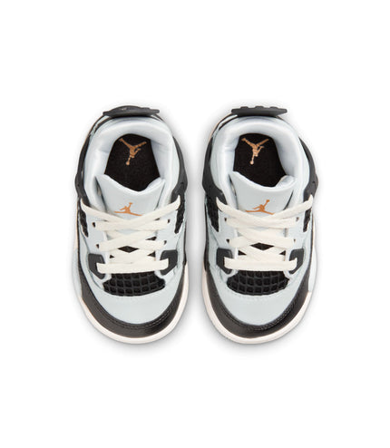 Air Jordan (TD) 4 Retro - Platinum Gold