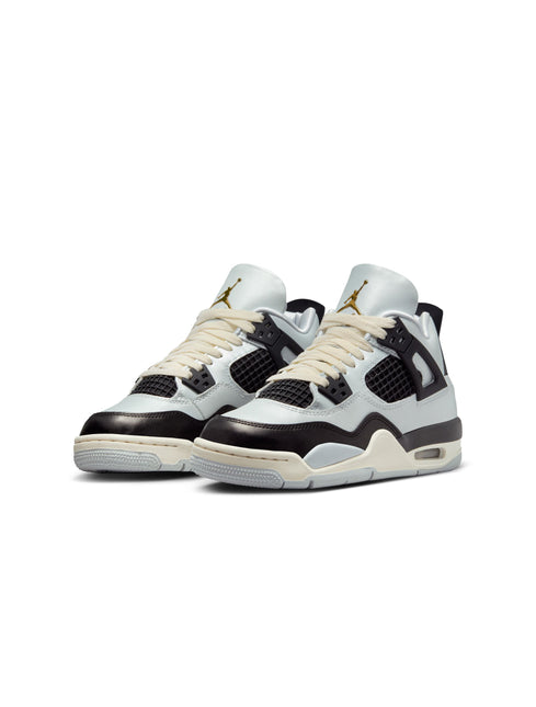 Air Jordan Big Kids 4 Retro - Platinum Gold