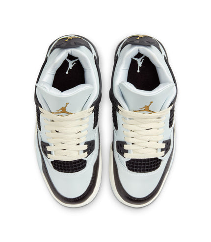 Air Jordan Big Kids 4 Retro - Platinum Gold