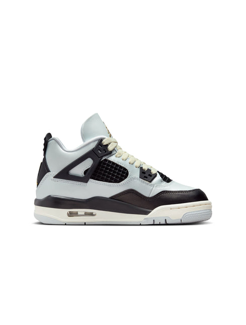 Air Jordan Big Kids 4 Retro - Platinum Gold