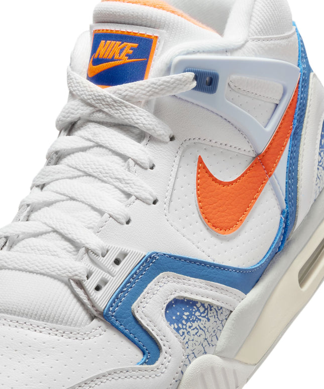 Nike Air Tech Challenge 2 para hombre, blanco/azul piedra agria/gris fútbol