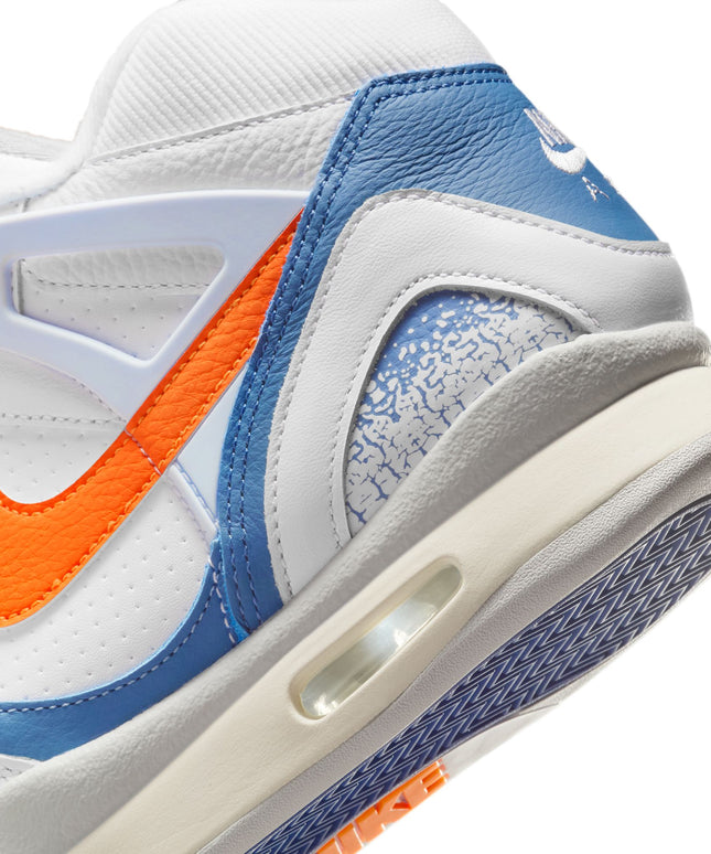 Nike Air Tech Challenge 2 para hombre, blanco/azul piedra agria/gris fútbol