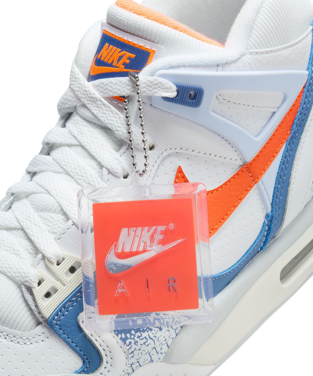 Nike Air Tech Challenge 2 para hombre, blanco/azul piedra agria/gris fútbol