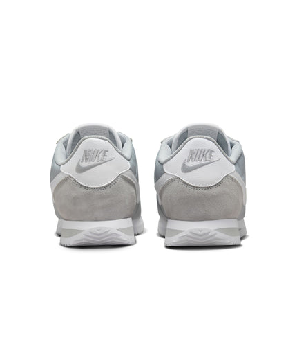 Nike Mens Cortez Textile FLT - Silver/White