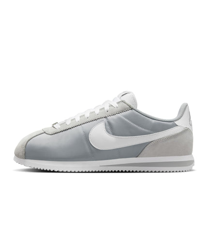 Nike Mens Cortez Textile FLT - Silver/White