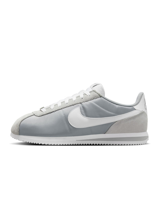 Nike Mens Cortez Textile FLT - Silver/White