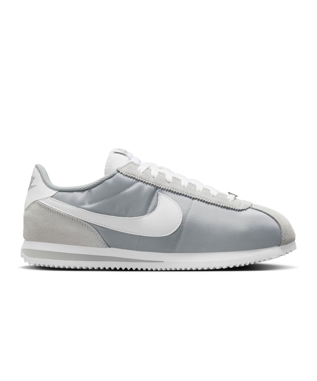 Nike Mens Cortez Textile FLT - Silver/White