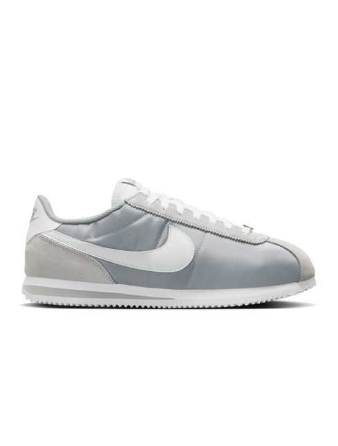 Nike Mens Cortez Textile FLT - Silver/White