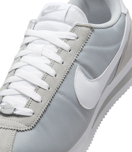 Nike Mens Cortez Textile FLT - Silver/White