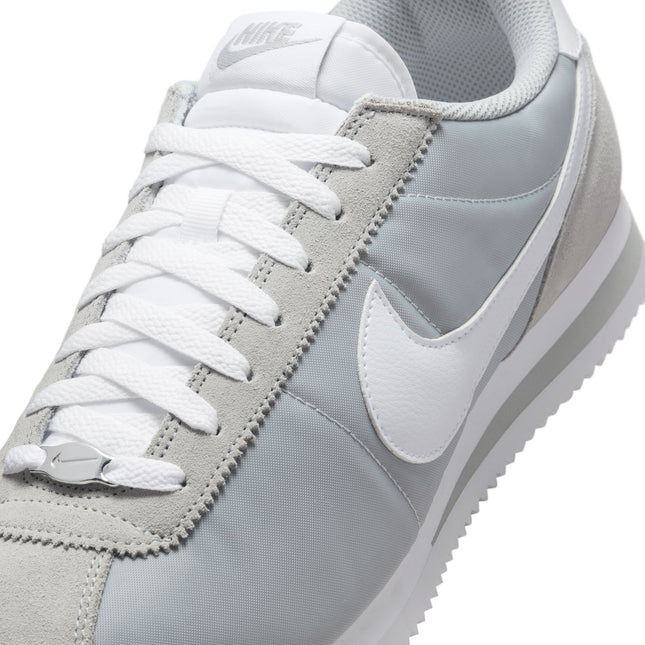 Nike Mens Cortez Textile FLT - Silver/White