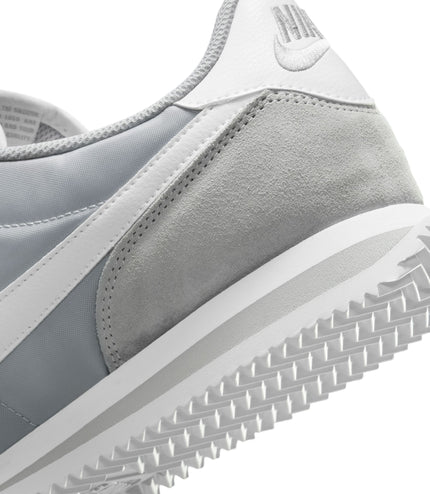 Nike Mens Cortez Textile FLT - Silver/White