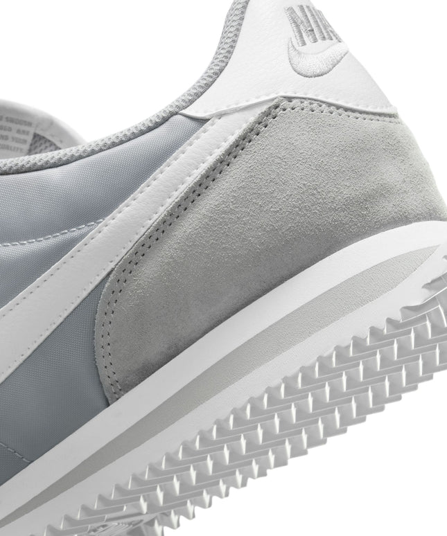 Nike Mens Cortez Textile FLT - Silver/White