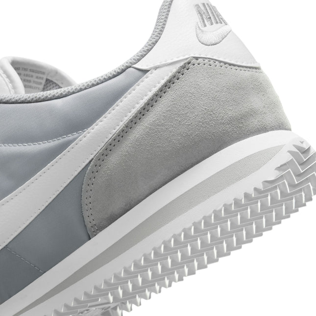 Nike Mens Cortez Textile FLT - Silver/White