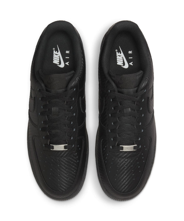 Nike Mens Air Force 1 '07  - Black Carbon Fiber