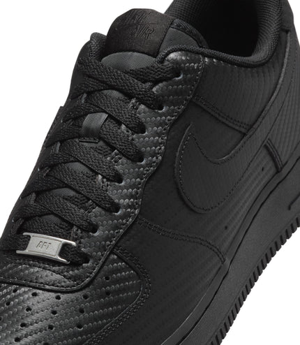 Nike Mens Air Force 1 '07  - Black Carbon Fiber