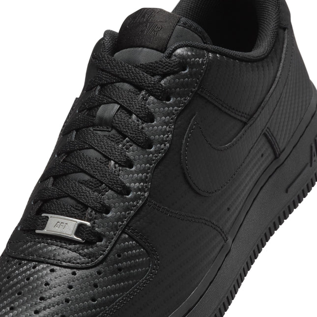 Nike Mens Air Force 1 '07  - Black Carbon Fiber