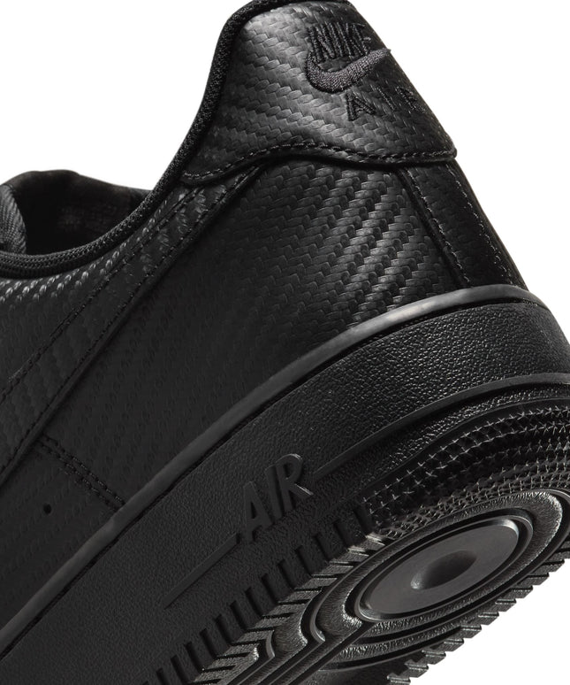 Nike Mens Air Force 1 '07  - Black Carbon Fiber
