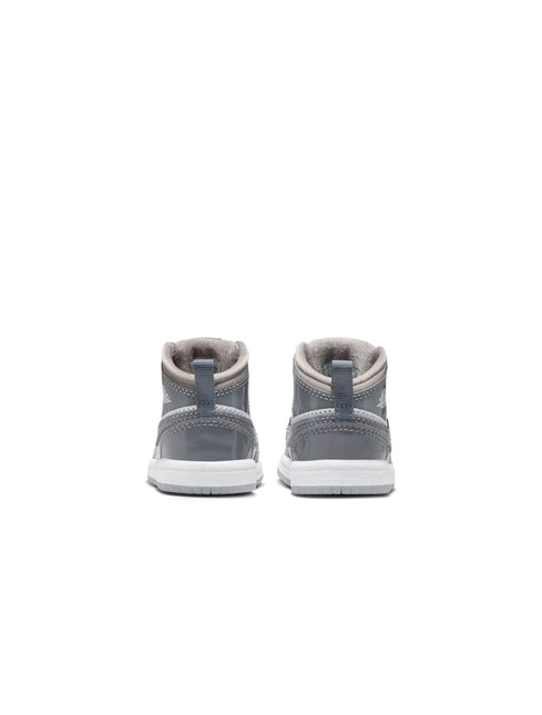 Air Jordan (TD) 1 Mid SE - White/Cool Grey