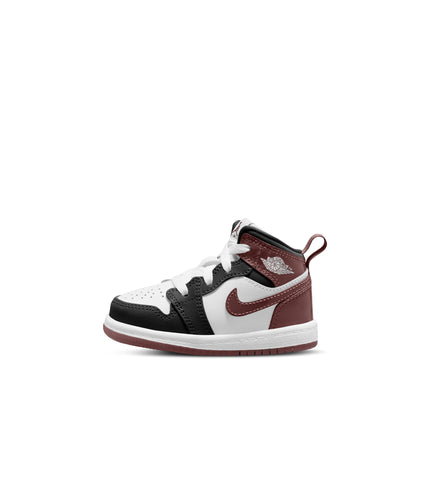 Air Jordan (TD) 1 Mid SE - White/Dark Pony