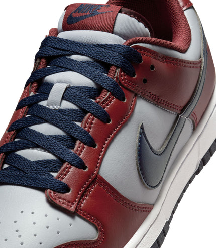 Nike Mens Dunk Low Retro - Wolf Grey/Team Red