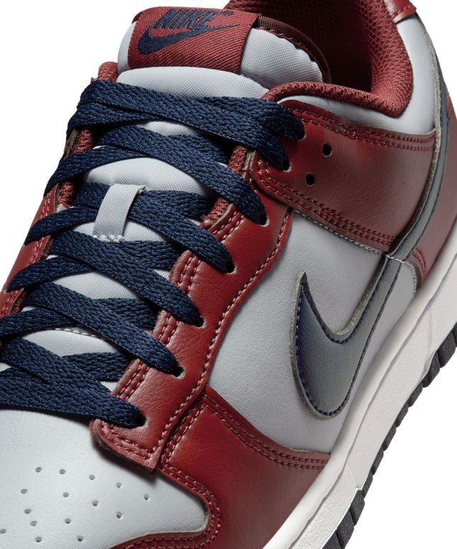 Nike Mens Dunk Low Retro - Wolf Grey/Team Red