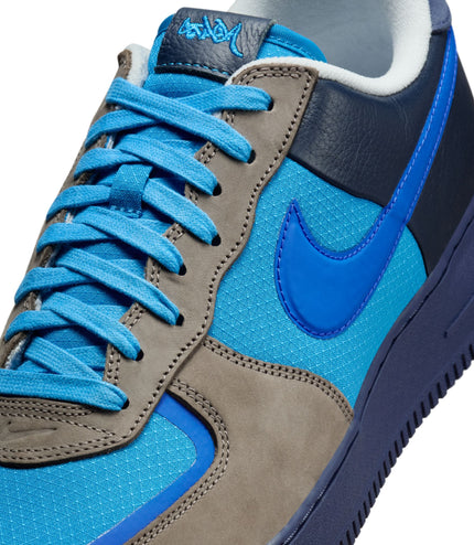 Stash X Nike Air Force 1 Low - Soft Grey & Harbor Blue