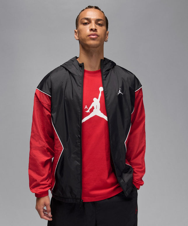 Air Jordan Mens Brooklyn Draft Jacket - Black/Red