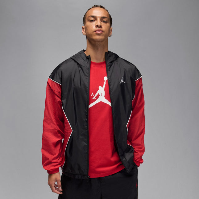 Air Jordan Mens Brooklyn Draft Jacket - Black/Red