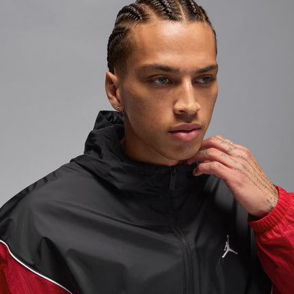Air Jordan Mens Brooklyn Draft Jacket - Black/Red