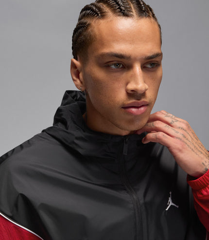Air Jordan Mens Brooklyn Draft Jacket - Black/Red