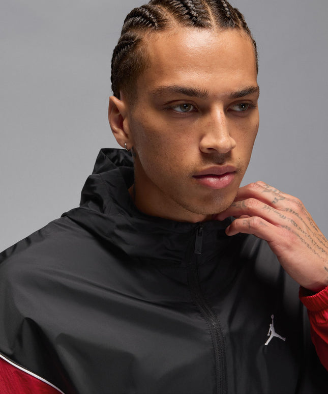 Air Jordan Mens Brooklyn Draft Jacket - Black/Red