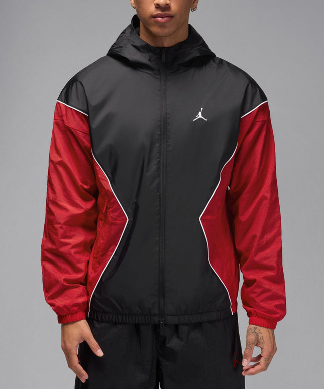 Air Jordan Mens Brooklyn Draft Jacket - Black/Red