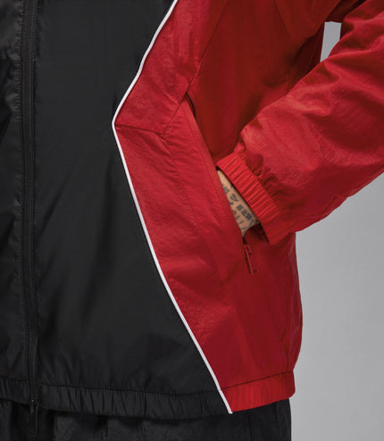 Air Jordan Mens Brooklyn Draft Jacket - Black/Red