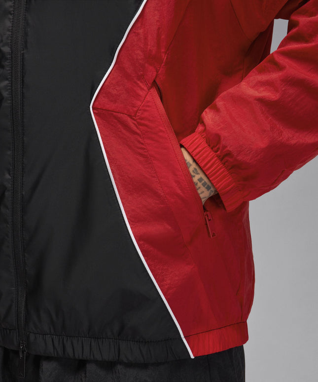 Air Jordan Mens Brooklyn Draft Jacket - Black/Red