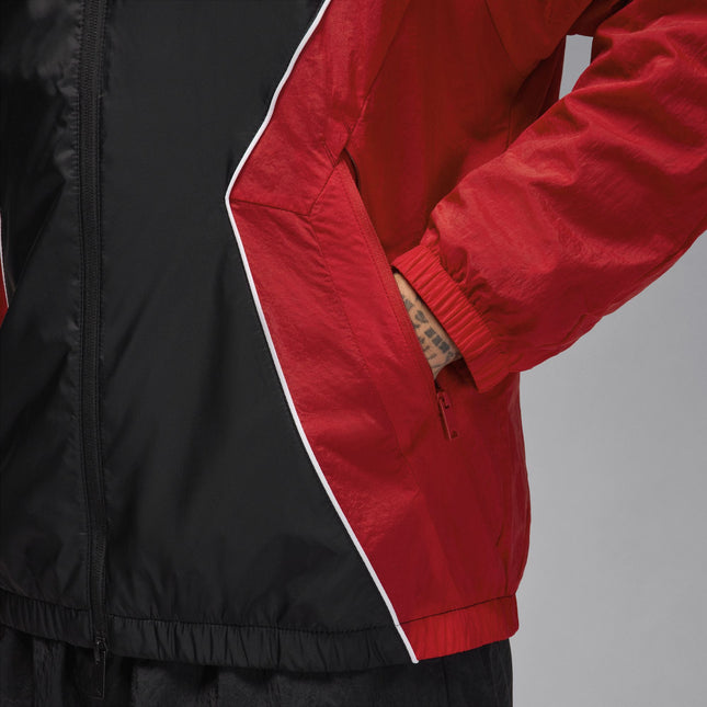 Air Jordan Mens Brooklyn Draft Jacket - Black/Red