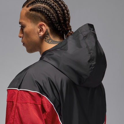 Air Jordan Mens Brooklyn Draft Jacket - Black/Red