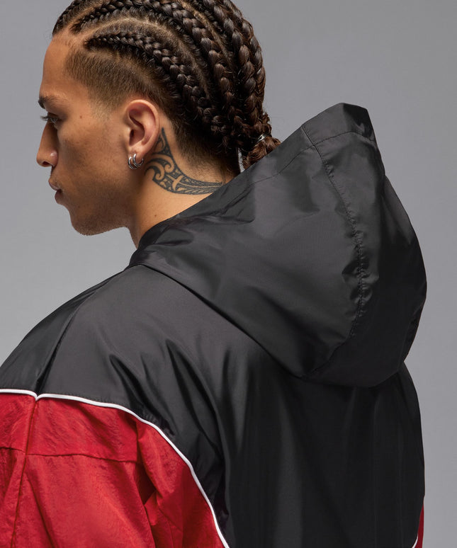 Air Jordan Mens Brooklyn Draft Jacket - Black/Red