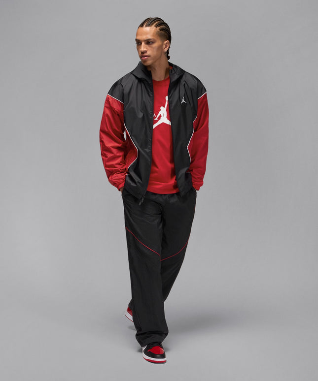 Air Jordan Mens Brooklyn Draft Jacket - Black/Red