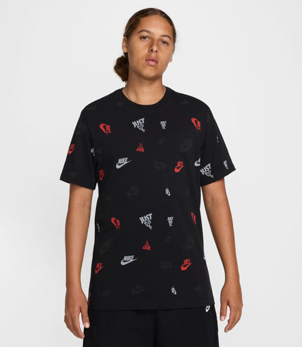 Nike Mens All Over Print Tee - Black