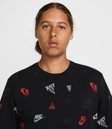 Nike Mens All Over Print Tee - Black