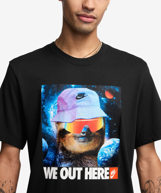 Nike Mens Sportswear Tee - Black - We Out Here