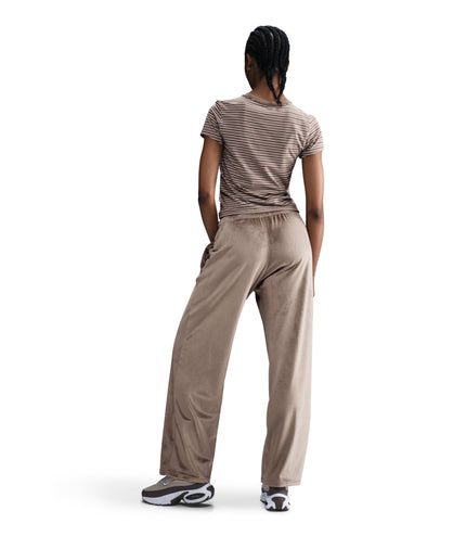 Nike Womens Sportswear Chill Knit Pants - Mink Brown