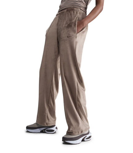 Nike Womens Sportswear Chill Knit Pants - Mink Brown