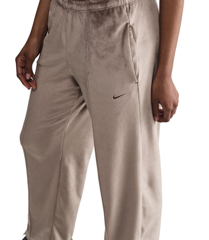 Nike Womens Sportswear Chill Knit Pants - Mink Brown