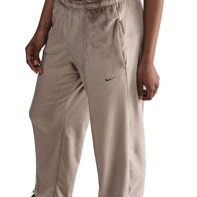 Nike Womens Sportswear Chill Knit Pants - Mink Brown