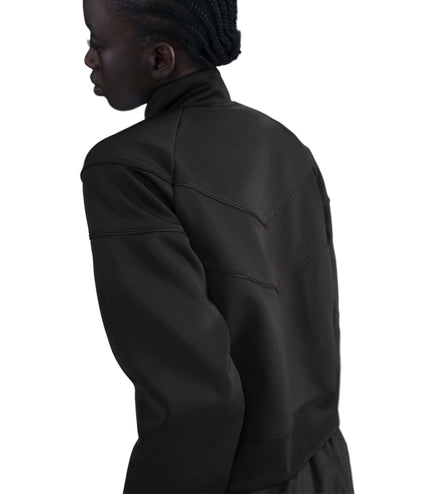 Nike Womens Sportswear Full-Zip Windrunner Poly Knit Jacket - Black