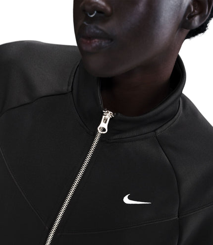 Nike Womens Sportswear Full-Zip Windrunner Poly Knit Jacket - Black