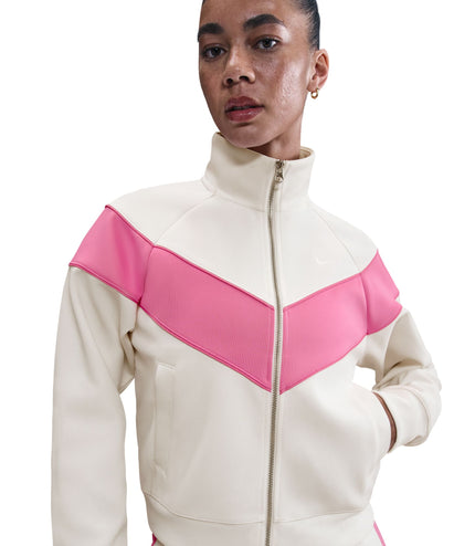 Nike Womens Sportswear Windrunner Knit Jacket - Sail/Playful Pink