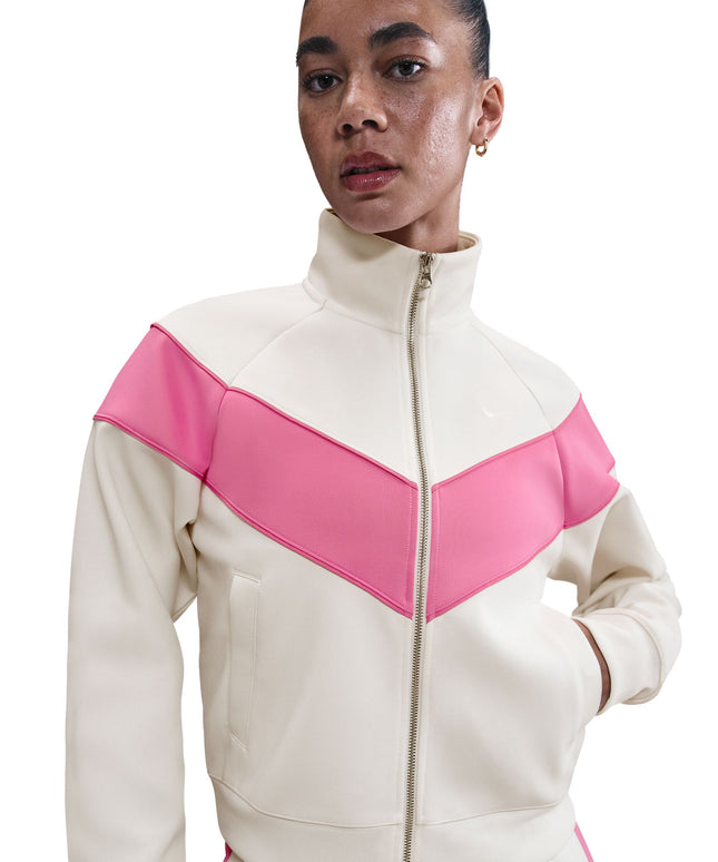 Nike Womens Sportswear Windrunner Knit Jacket - Sail/Playful Pink
